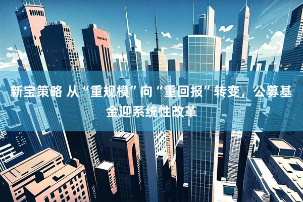 新宝策略 从“重规模”向“重回报”转变，公募基金迎系统性改革