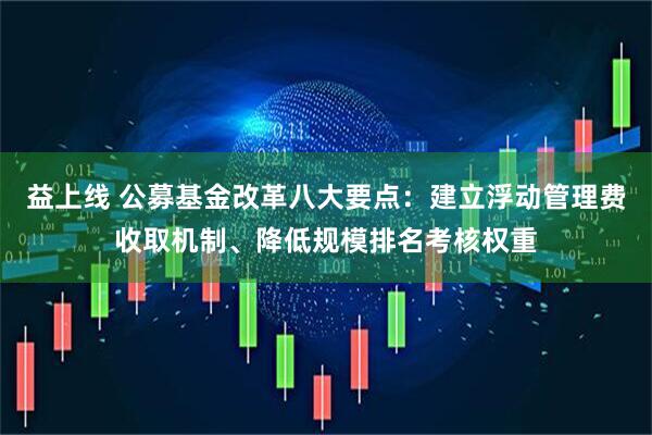 益上线 公募基金改革八大要点：建立浮动管理费收取机制、降低规模排名考核权重