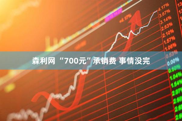 森利网 “700元”承销费 事情没完