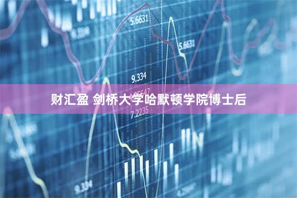 财汇盈 剑桥大学哈默顿学院博士后